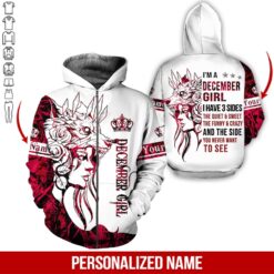 Custom December Girl Hoodie - photo 6