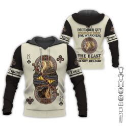Custom December Guy 3D Hoodie - photo 5