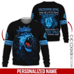 Custom December Guy 3D Hoodie - photo 4
