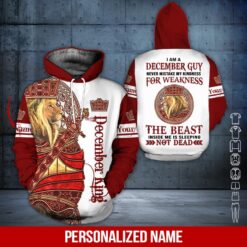 Custom December Guy 3D Hoodie - photo 5