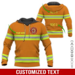 Custom Firefighter 3D Hoodie - photo 5