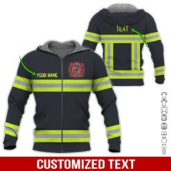 Custom Firefighter 3D Hoodie - photo 6