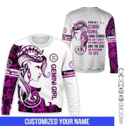 Custom Gemini Girl Hoodie - photo 4
