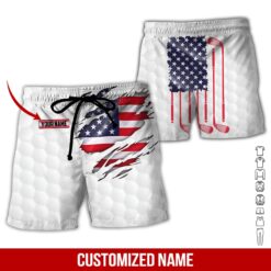 Custom Golf American Flag 3D Hoodie - photo 7