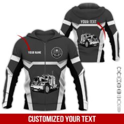 Custom Gray Heavy Equipment 3D Hoodie - photo 6