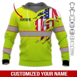 Personalized Green Heavy Equipment 3D Printed Shirt - photo 5
