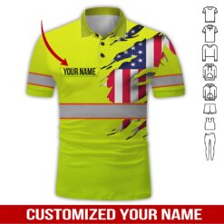 Personalized Green Heavy Equipment 3D Printed Shirt - photo 2
