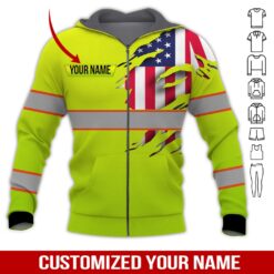 Personalized Green Heavy Equipment 3D Printed Shirt - photo 6