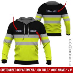 Custom Green Workwear Style Hoodie - photo 5