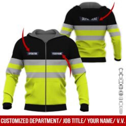 Custom Green Workwear Style Hoodie - photo 6