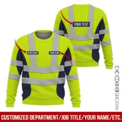Custom Green Workwear Style Hoodie - photo 4