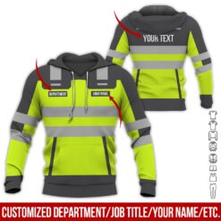 Custom Green Workwear Style Hoodie - photo 5