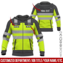 Custom Green Workwear Style Hoodie - photo 6