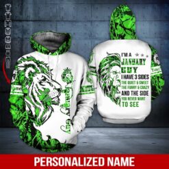 Custom January Guy 3D Hoodie - photo 5