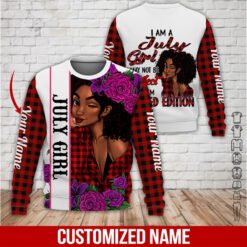 Custom July Girl 3D Hoodie - photo 4
