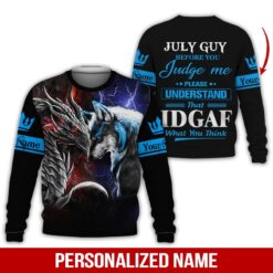 Custom July Guy 3D Hoodie - photo 4