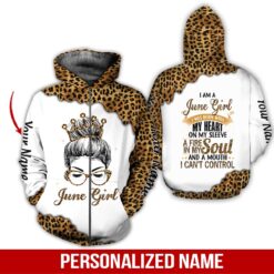 Custom June Girl 3D Hoodie - photo 6