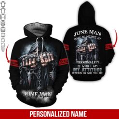 Custom June Guy 3D Hoodie - photo 5