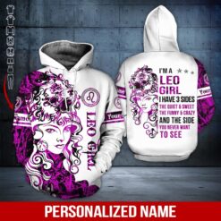 Custom Leo Girl 3D Hoodie - photo 5