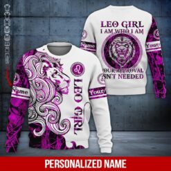 Custom Leo Girl Hoodie - photo 4