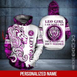 Custom Leo Girl Hoodie - photo 5