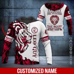 Personalized Leo Guy All Over Printed Clothes - photo 5