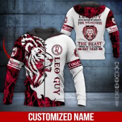 Personalized Leo Guy All Over Printed Clothes - photo 6