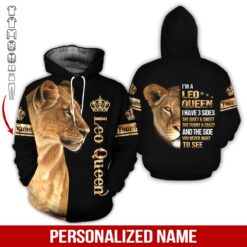 Custom Leo Queen 3D Hoodie - photo 5