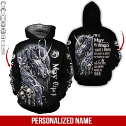Custom May Girl 3D Hoodie - photo 5
