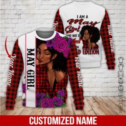 Custom May Girl 3D Hoodie - photo 4