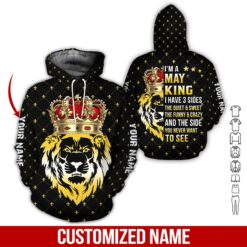 Custom May King 3D Hoodie - photo 5