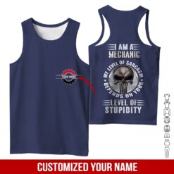 Custom Mechanic Skull 3D Hoodie - photo 8