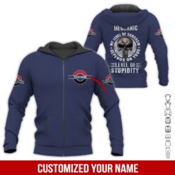 Custom Mechanic Skull 3D Hoodie - photo 6