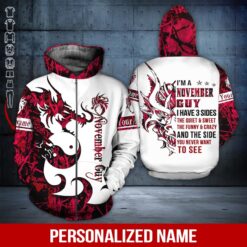 Custom November Guy 3D Hoodie - photo 6