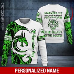Custom November Guy 3D Hoodie - photo 4