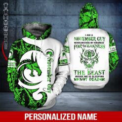 Custom November Guy 3D Hoodie - photo 5