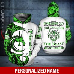 Custom November Guy 3D Hoodie - photo 6