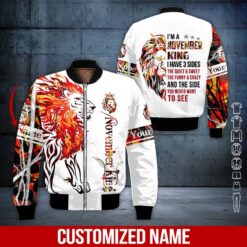 Custom November King 3D Hoodie - photo 9