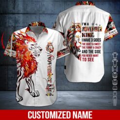 Custom November King 3D Hoodie - photo 3