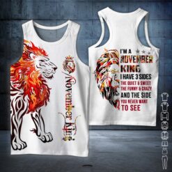 Custom November King 3D Hoodie - photo 8