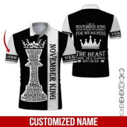 Custom November King 3D Hoodie - photo 2
