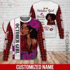 Custom October Girl 3D Hoodie - photo 4