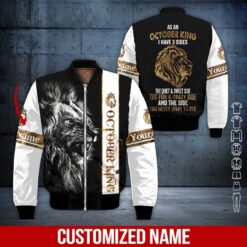 Custom October King 3D Hoodie - photo 9