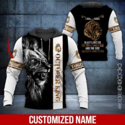 Custom October King 3D Hoodie - photo 5