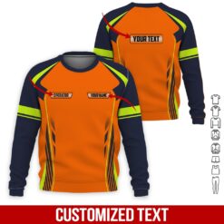 Custom Orange 3D All Over Printed Clothe - photo 4