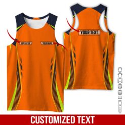 Custom Orange 3D All Over Printed Clothe - photo 8