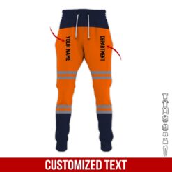 Custom Orange 3D Hoodie - photo 10