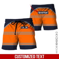 Custom Orange 3D Hoodie - photo 7