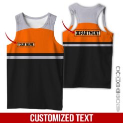 Custom Orange 3D Hoodie - photo 8