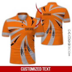 Custom Orange 3D Hoodie - photo 2